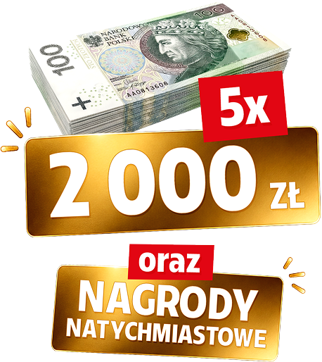 Nagroda tygodnia - 2 000 zł i 8628 nagród natychmiastowych