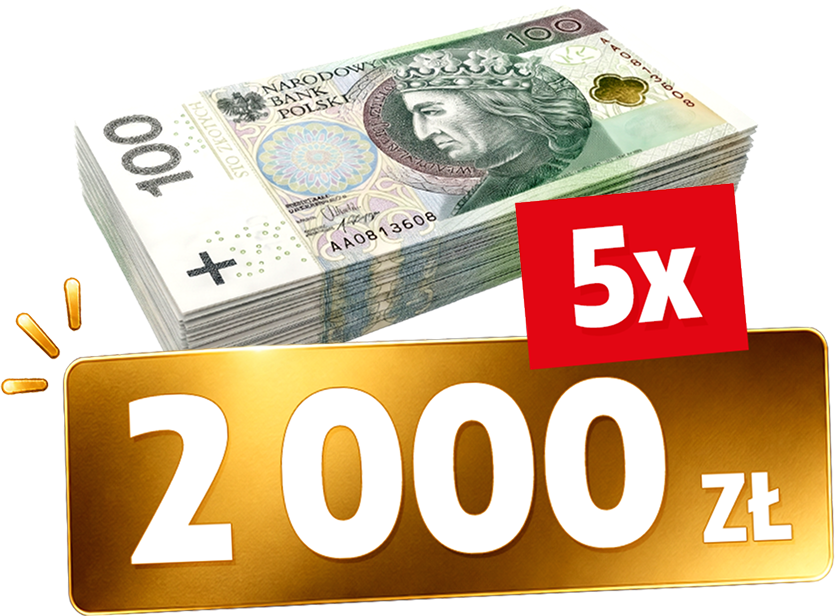 5x 2000zł
